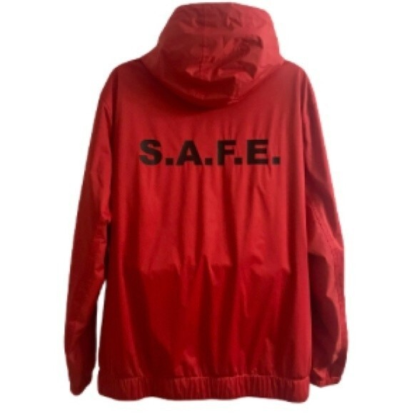 SUPER BOWL LIV NFL S.A.F.E. Security Staff Red Windbreaker Jacket Men's 3X - Picture 8 of 11